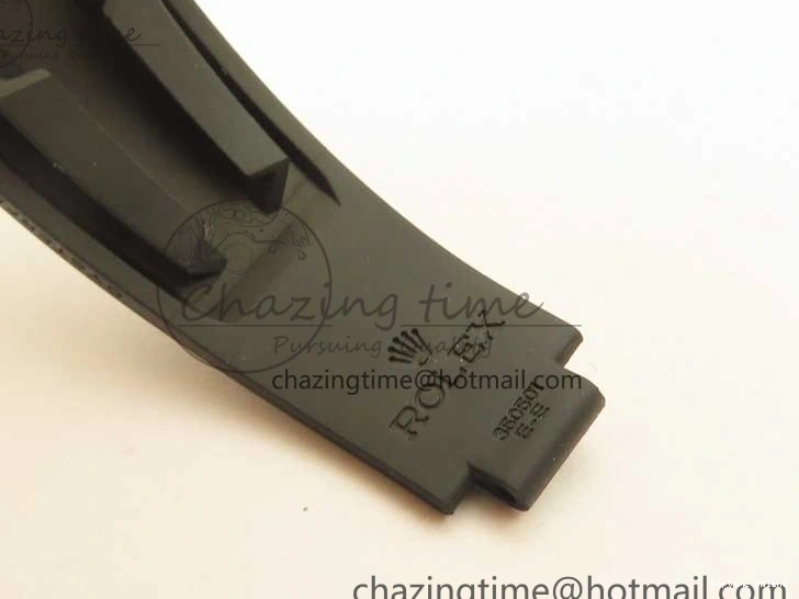 0405 Yacht-Master 126655 RG 3EF 1:1 Best Edition Black Ceramic Bezel on Black Rubber Strap VS Reliable 2488